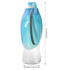 Pet Drinking Bottle Practical Multi-Functional For Outdoor Activities, With Leaf Pattern Design