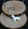 Labrador retriever CUTE necklace metal pendant Silver/gold colors plated for men and women