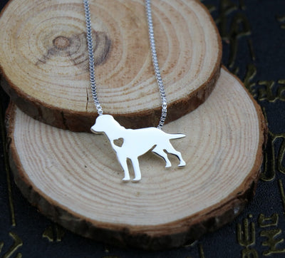 Labrador retriever CUTE necklace metal pendant Silver/gold colors plated for men and women