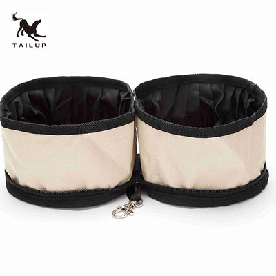 Collapsible Dog Bowl, Foldable Travel Pet Bowl For Food And Water