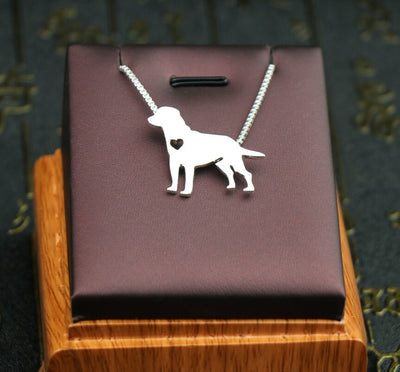 Labrador retriever CUTE necklace metal pendant Silver/gold colors plated for men and women