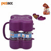 2 in 1 Functional Pet Food Storage Bowl Dispenser - Dog or Cat Food Dispenser