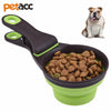 Collapsible KlipScoop Food Feeding Scoop Measuring Cup For Pets