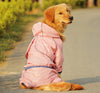 Golden Retriever & Labrador, Hooded Raincoat for Medium to Large Dogs, Waterproof  Rain Coat Jacket S-XL