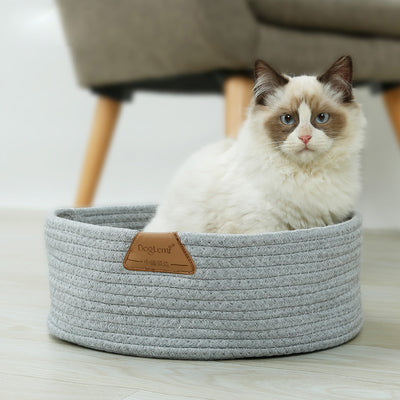 Handmade Cotton Rope Cat Bed Sofa House Scratcher