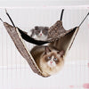 Two Layers Winter Warm Cat Hammock Hanging Bed - Bed Cushion