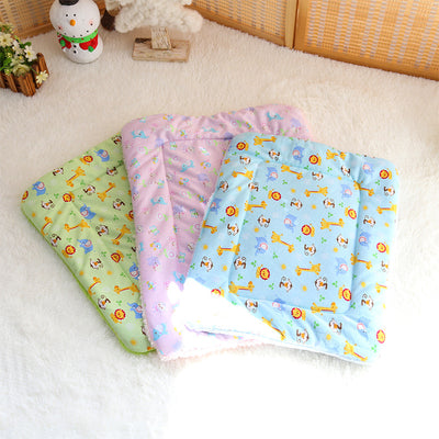 Cute cartoon Winter Warm fleece dog Blanket Pet Cat Dog