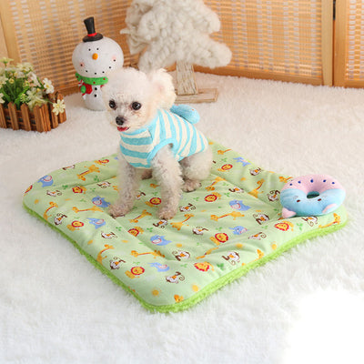 Cute cartoon Winter Warm fleece dog Blanket Pet Cat Dog