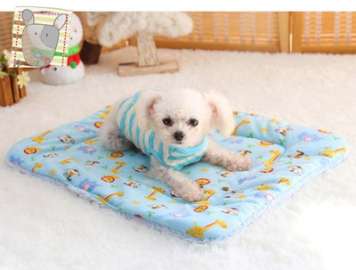 Cute cartoon Winter Warm fleece dog Blanket Pet Cat Dog